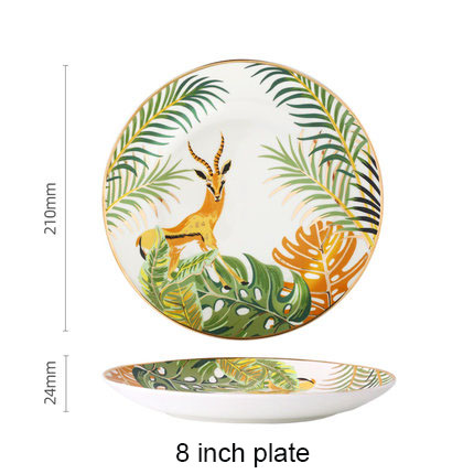 Plaque de 8 pouces de style E