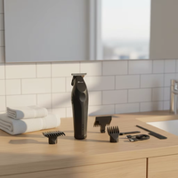 Tondeuse à cheveux électrique Anbolife, kit de coupe de cheveux, tondeuse à pointes fourchues en acier inoxydable, USB, usage domestique, longueurs réglables