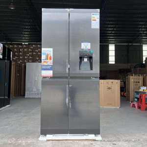 591L Four Door Titanium Silver Gray Stainless Steel Frost-Free <b>Compressor</b> Refrigerator Energy Grade 1 Electronic Stainless Steel - Product Image 1