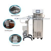 Qzlst-machine à mélanger et à tremper le chocolat automatique, 25l, outil de trempage et de finition, meilleure vente d'usine