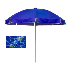 Wholesale 2.6M Portable Custom Beach Umbrella Factory Customization for Outdoor Use Economically Priced