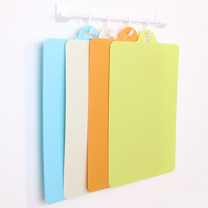 Kitchen Cutting Board-Eco-friendly PE <b>Waffle</b> Grip Bottom Flexible Colored Plastic Textured Rectangle Kitchenware Chopping <b>Block</b> - Product Image 2