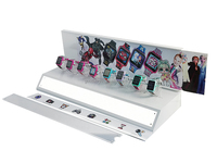 Boutique de gros personnalisée Éclairage LED Montre intelligente en acrylique Présentoir de comptoir Vitrine pour montre d'armoire Présentoir pour magasin de détail