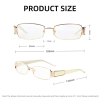 Gafas Ópticas con Armazón Metálico de Diseño Minimalista, con Patillas Modernas y Elegantes para Hombre y Mujer JC179