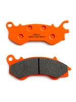 Plaquettes de frein de moto en céramique résistantes aux hautes températures VA135 Avant Arrière Friction stable Sans bruit Faible production de poussière