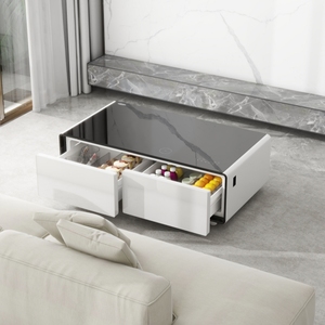 <span class=keywords><strong>2025</strong></span> Nieuwe Koelkast Koffietafel Vriezer 70l <span class=keywords><strong>Mini</strong></span> Koelkast Dual Zone Met Draadloos Opladen Voor Huis Woonkamer - Product Image 4