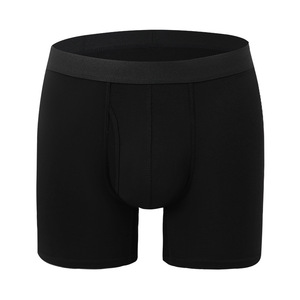 Caleçons mi-taille respirants en fibre de bambou pour hommes, taille US, <span class=keywords><strong>type</strong></span> long, pour le sport - Product Image 2