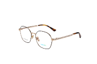 Lunettes optiques unisexes Superovo en alliage avec bordure diamantée, dégradé gris, verres correcteurs ou neutres, décor imprimé