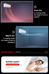 Climatiseur mural split 9000-24000 BTU, refroidissement et chauffage pour la maison - Product Image 5