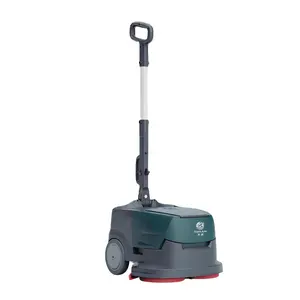 Komersial K1 Electric Walk Behind Mini Dual Brush Walk Behind Mini Floor Scrubber Dryer