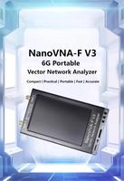 NanoVNA-F V3 1M-Analizador de red de 6GHz Pantalla táctil de 4,3 "HF VHF UHF SHF Antena y prueba de RF