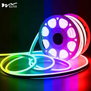 Lampu Neon 110V fleksibel Led Strip lampu 110V ~ 220V AC Led Strip tahan air tali Neon lampu strip