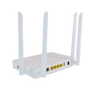 100% Baru XPON ONU GP4486 4GE+POTS Dual Band 2.4&5.8G 1200M FTTH GPON Fiber Modem Router 20km Dual Antena