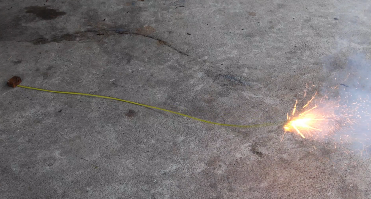 Professional artillery fire engineering combination roll fuze rope ...