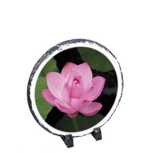 Plaque ronde en pierre de 18x18 cm, design unique pour la personnalisation par sublimation - Product Image 1