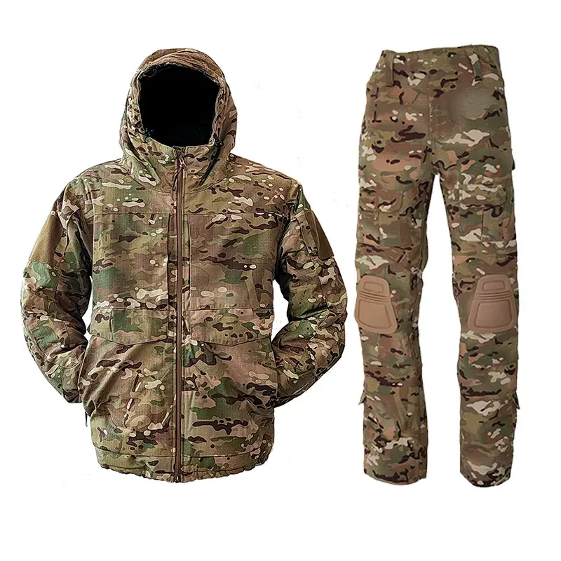 Custom Olijfgroene Camouflage M65 Jas Outdoor Camo Tactisch Uniform M65 Veld Jack Amerikan