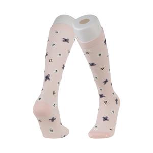 Calcetines Deportivos hasta la Rodilla para Mujer, Personalizados, Tejidos, con Alta Elasticidad/Nylon, Secado Rápido, Transpirables y Ecológicos - Product Image 1