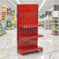 Étagères de présentation pour supermarchés NEWTEK, réglables, robustes, à une face, en acier laminé à froid de 1000 mm, personnalisables