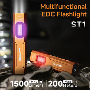 St1 Multifunctionele Edc Licht 1800Lumen Batterij Zaklamp Aluminium Legering Body Oplaadbaar Met Magnetische Klem Fakkel - Product Image 2