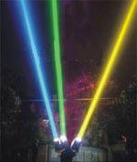 3 cabezas 1000w 5000W cabeza móvil haz de perseguidor impermeable luces de búsqueda al aire libre cielo haz de luz - Product Image 3