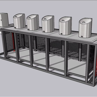 Système automatique de tri et de collecte des déchets enterré pour station de traitement des ordures
