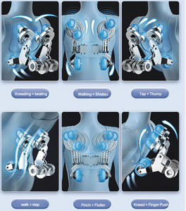 <span class=keywords><strong>Fauteuil</strong></span> de massage VCT-V9Z 2025 innovant à double moteur 2D avec intensité réglable et revêtement intégral en cuir PU - Product Image 4