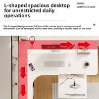 Escritorio de Computadora de Madera con Estantería Integrada, Escritorio de Estudio para Dormitorio, Escritorio con Panel Perforado y Cajón para el Hogar, Estudiantes y Oficina