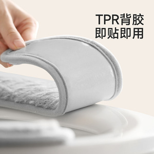 FaSoLa Toilet Seat Cover Pink Thickened Antibacterial Winter Cushion Home Use - Product Image 2