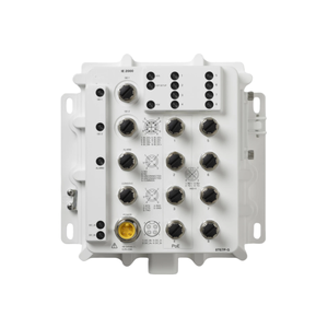 IE-2000-8T67P-G-E IE2000 IP67 10 Puertos FEM12 (8 PoE+) 2 GE (LanBase) Capa 2 10/100Mbps Transmisión Gigabit Switch Industrial - Product Image 2