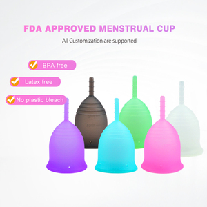 Fabricant de coupe de Cycle réutilisable Logo Laser médical <span class=keywords><strong>Silicone</strong></span> femmes coupe menstruelle Oem coupe menstruelle souple - Product Image 4