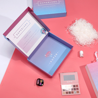 Muestra Gratis Caja de Envío Postal de Cartón Corrugado para Cosméticos en Color Rosa con Logotipo Personalizado