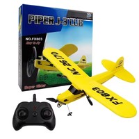 Avion de cascadeur télécommandé 2.4Ghz, avion en mousse EPP 4CH avec lumière LED pour voltige 3D et roulement