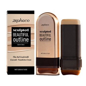 <span class=keywords><strong>Serie</strong></span> de bases de maquillaje en barra Zephoco Brightening Concealer, acabado mate sedoso, ligero, natural, control de grasa, hidratante - Product Image 6
