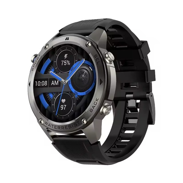 New 1.43 Inch Amoled Screen Waterproof 5 ATM GPS Altitude Air Pressure Compass DM56 Smart Watches