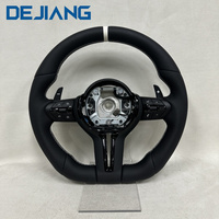 Volant en cuir pleine fleur avec bande blanche pour BMW X1 X2 X3 X4 X5 M M3 M5 F20 F21 F06 F07 F10 F11 F12 F13 F30 F32 F80 F91 E90