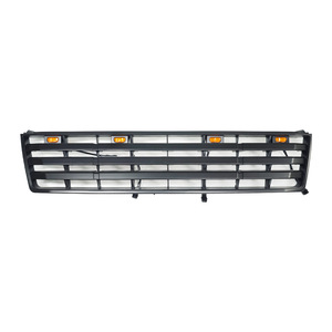 Parrilla Delantera Negra Modificada para Auto con Luz de Parrilla, Compatible con Land Cruiser LC90 LC95 1993-2002 - Product Image 2