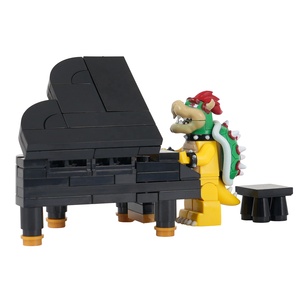 Super <span class=keywords><strong>Bros</strong></span> WM Blocks Bowser Joue du piano Figurines d'action Briques de construction Blocs Juguetes Para Los Ninos Compatible MOULD <span class=keywords><strong>KING</strong></span> - Product Image 2