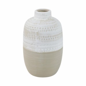 Vaso decorativo in ceramica bicolore, moderno e di design, per soggiorno, camera da letto, ufficio, decorazioni per la casa - Product Image 4