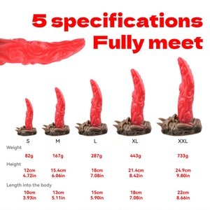 ของเล่นทางเพศแบบแท่งสำหรับสอดใส่ทางทวารหนัก ยี่ห้อ YOCY รุ่น Fantasy Monster Tongue Dildo ทำจากซิลิโคนเนื้อสัมผัสสมจริง พร้อมจุกดูด สำหรับผู้หญิงและผู้ชาย อายุ 18 ปีขึ้นไป - Product Image 6