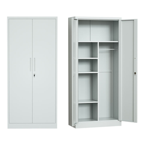Armadietto di stoccaggio in acciaio mobili per la casa all'ingrosso in metallo armadi <span class=keywords><strong>armadio</strong></span> camera da letto <span class=keywords><strong>armadio</strong></span> per l'organizzazione di <span class=keywords><strong>vestiti</strong></span> - Product Image 3