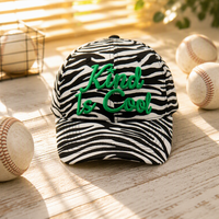 Casquette 5 panneaux personnalisée avec broderie 3D motif tigre, zèbre, cerf, lettres colorées brodées, casquette de baseball tendance pour femmes