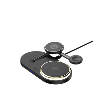 Station de charge magnétique sans fil 6-en-1 OEM avec charge rapide 15W et lampe LED pour <span class=keywords><strong>iPhone</strong></span>, téléphone, montre, écouteurs - Product Image 3