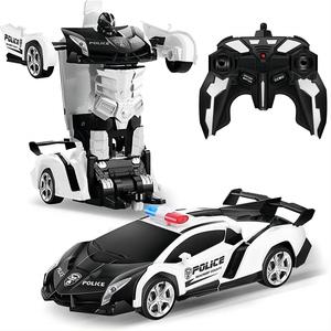 Xe Robot Biến Hình Đồ Chơi Trẻ Em Bán Chạy Nhất Xe Điều Khiển Từ Xa Điện <span class=keywords><strong>2</strong></span> trong 1 Biến Hình Xe Thể Thao 1/18 Đa Chức Năng - Product Image 4