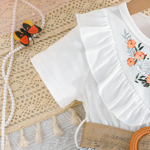 Vestido para Niñas de 4 a 8 Años, Diseño Exquisito, Vestido Floral con Volantes para Fiesta Elegante, Vestido de Moda - Product Image 4