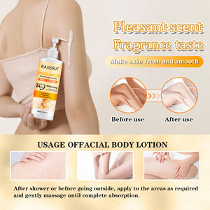 Vente flash <span class=keywords><strong>Lotion</strong></span> corporelle hydratante blanchissante naturelle à la marque privée avec nicotinamide, rétinol, collagène 500 ml - Product Image 5