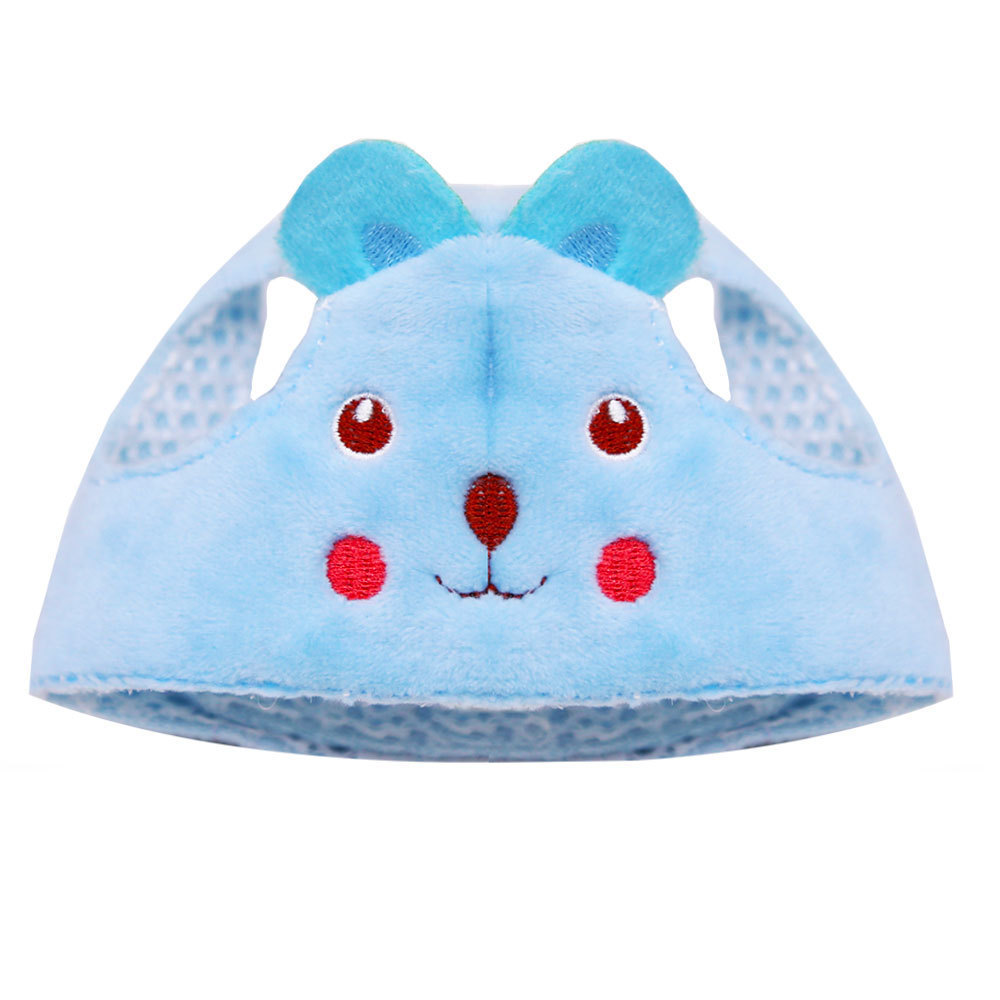 Chapeau d'ours bleu