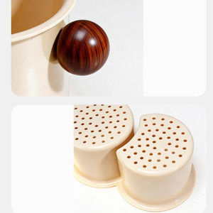 Passoire de cuisine moderne et durable en plastique pour fruits à coque, bonbons, pâtes et légumes, également utilisable comme organisateur alimentaire pour le salon - Product Image 3