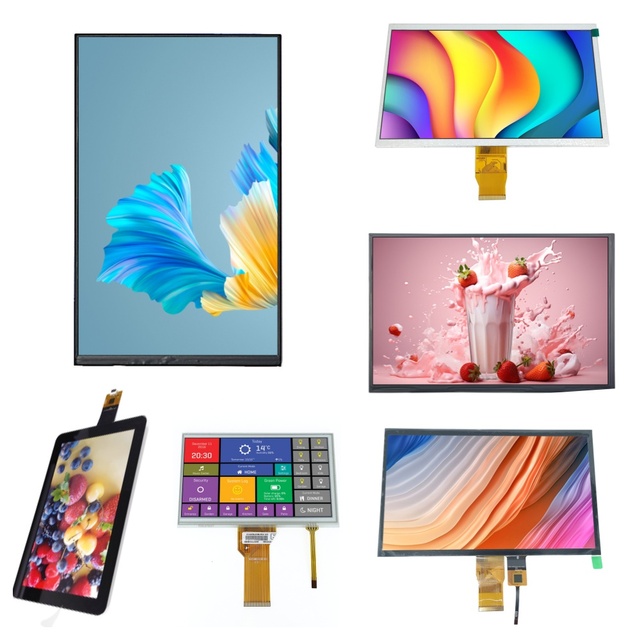 2.8 3.5 4.3 5 7 8 10.1 Inch LCD Display Screens High Brightness IPS Touch Screens Module MIPI RGB SPI LVDS Interface