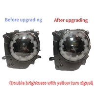 Faros Delanteros LED Modificados para Toyota Land Cruiser LC75 LC76 LC79 FJ75 FJ76 FJ79 2022-2024