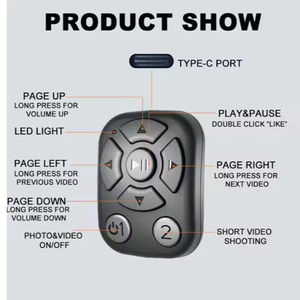 Dedo inteligente anel controle remoto página virando sem fio selfie distância dedo anel controlador remoto - Product Image 3